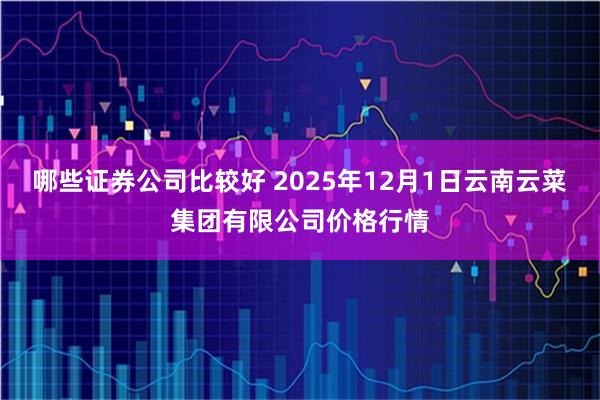 哪些证券公司比较好 2025年12月1日云南云菜集团有限公司价格行情